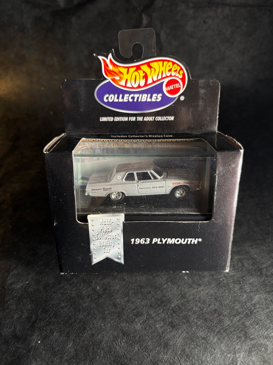 Hot Wheels - 1963 Plymouth - 100% Black Box