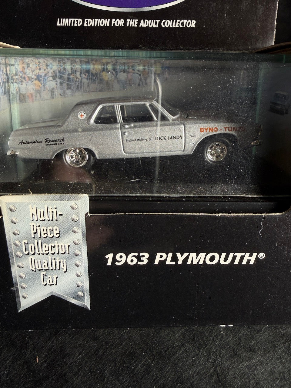 Hot Wheels - 1963 Plymouth - 100% Black Box