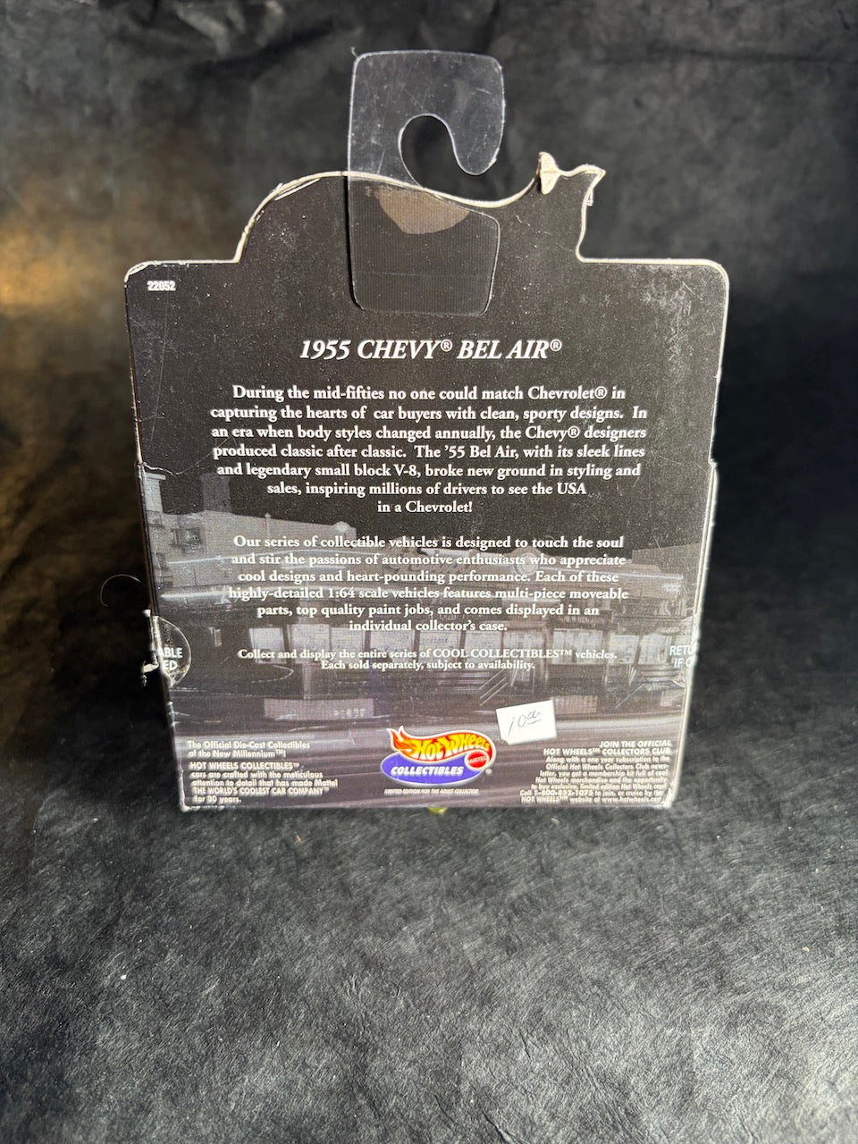 Hot Wheels - 1955 Chevy Bel Air - 100% Black Box