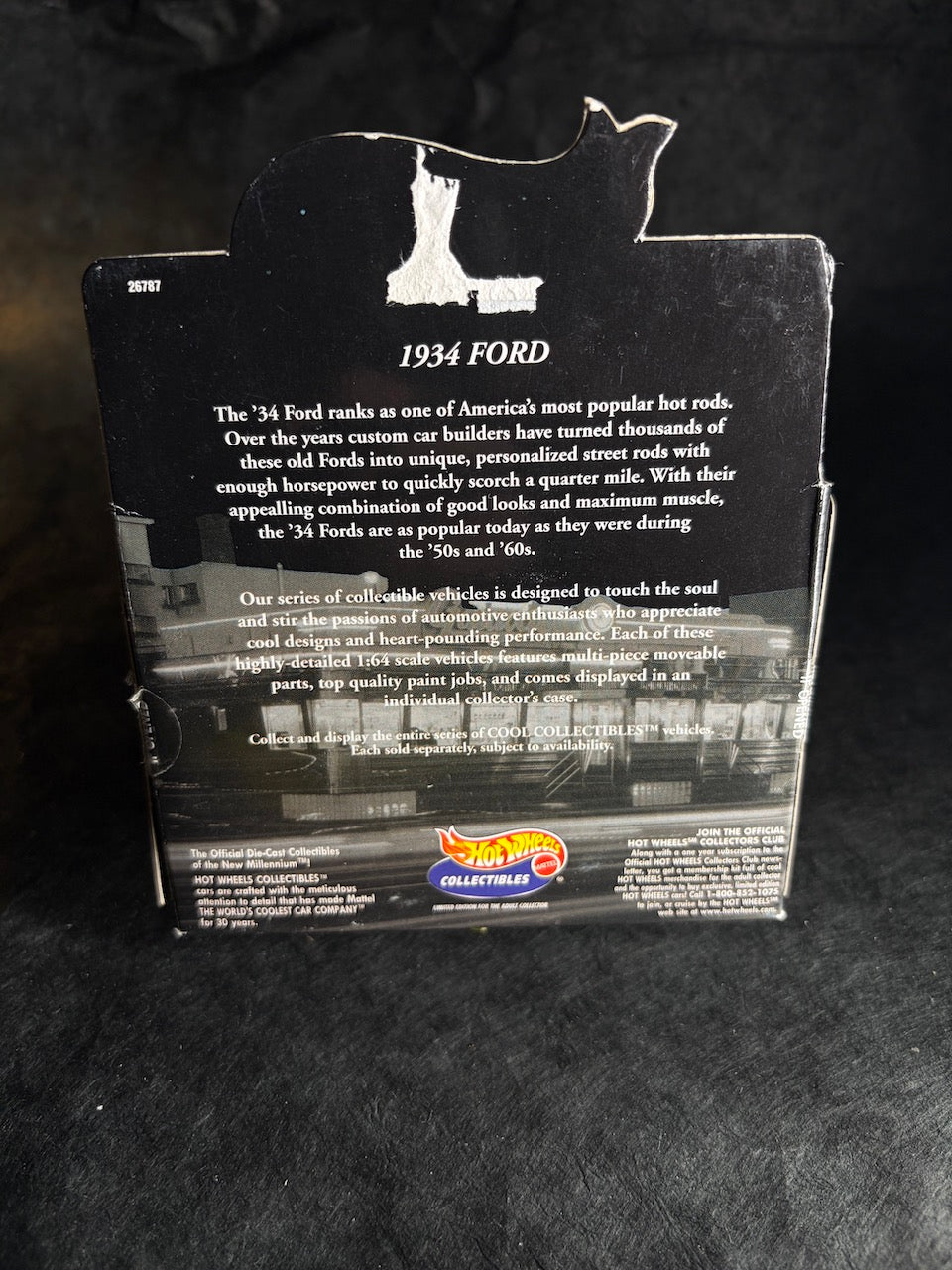 Hot Wheels - 1934 Ford - 100% Black Box