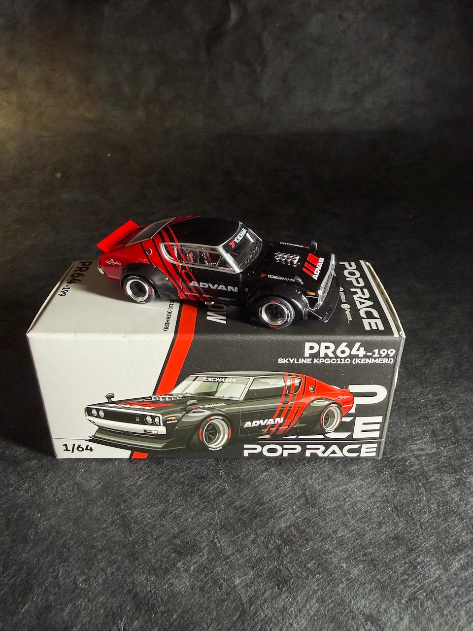 Pop Race - Skyline KPGC110 (Kenmeri)- Advan