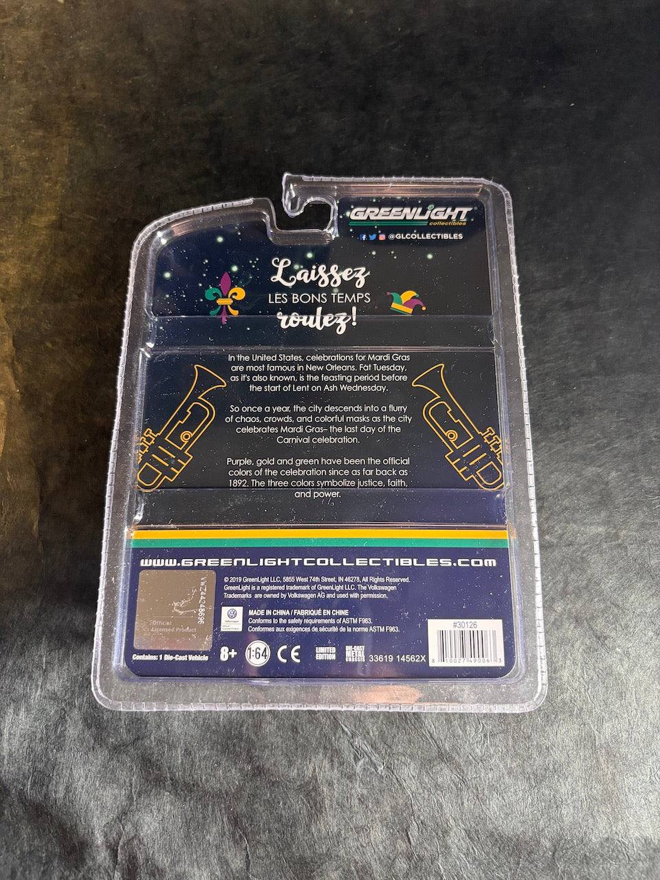 Greenlight - Volkswagen Panel Van - Mardi Gras