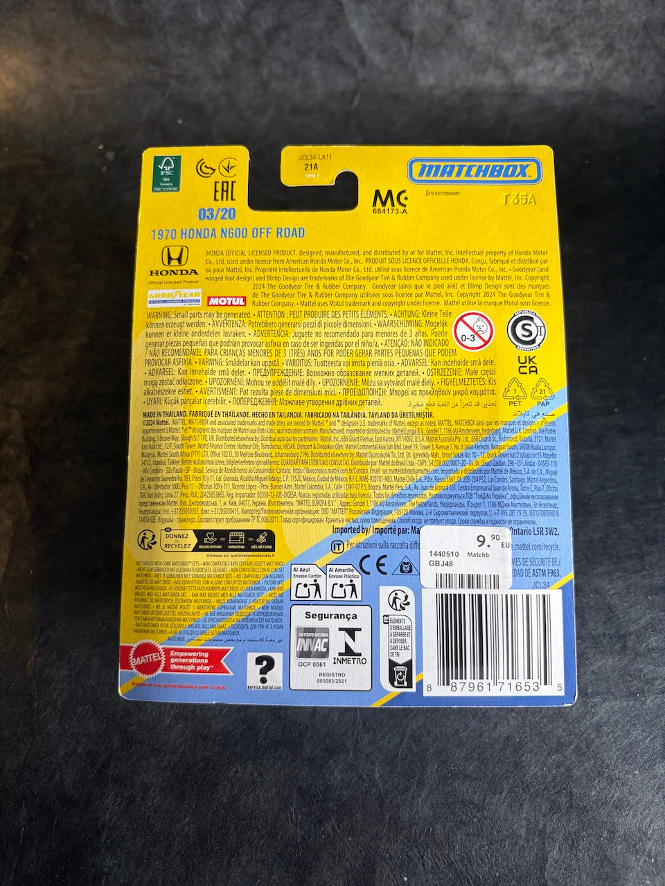 Matchbox - 1970 Honda N600 Off Road