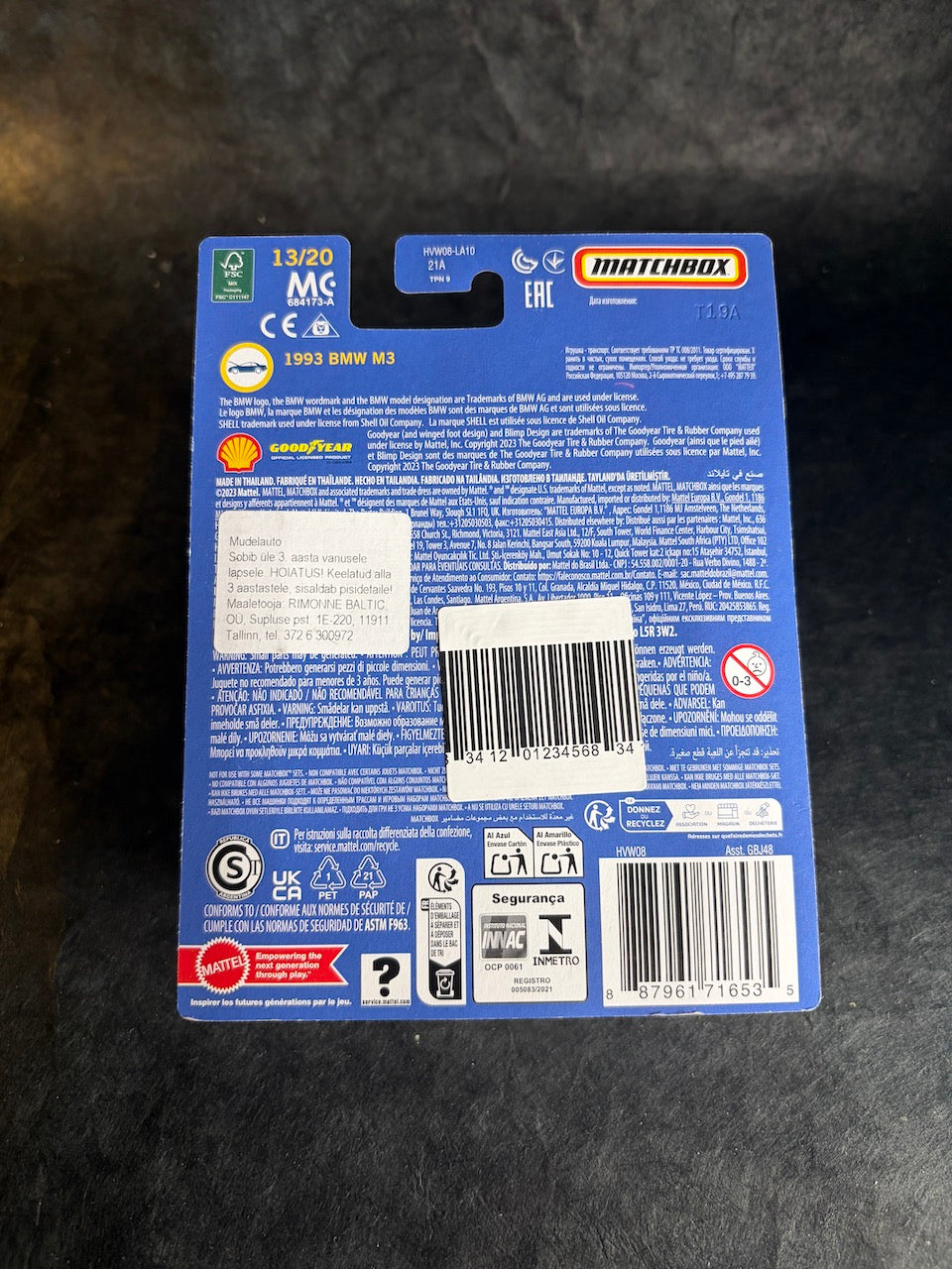 Matchbox - 1993 BMW M3
