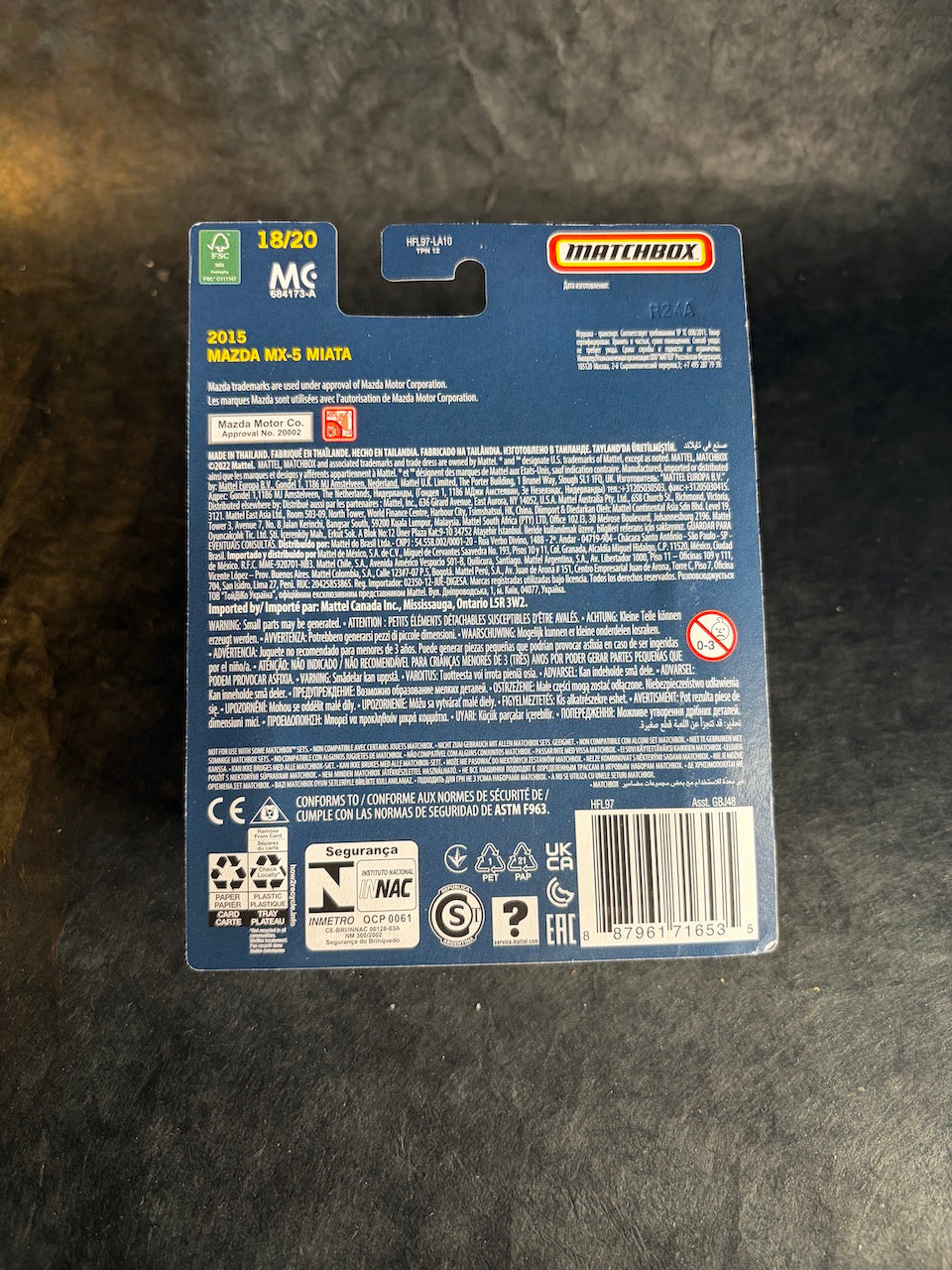 Matchbox - 2015 Mazda MX-5 Miata