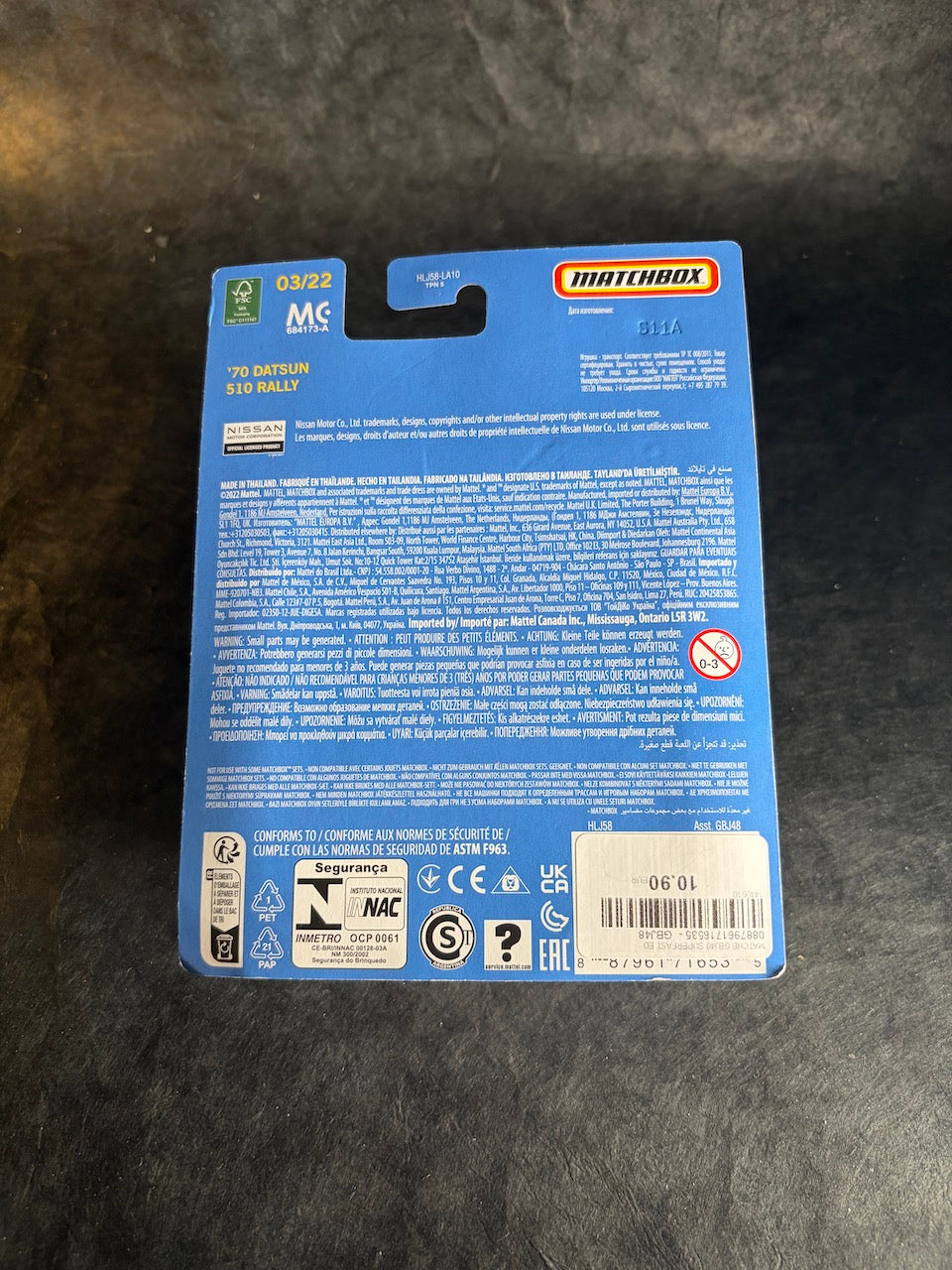 Matchbox - ‘70 Datsun 510 Rally