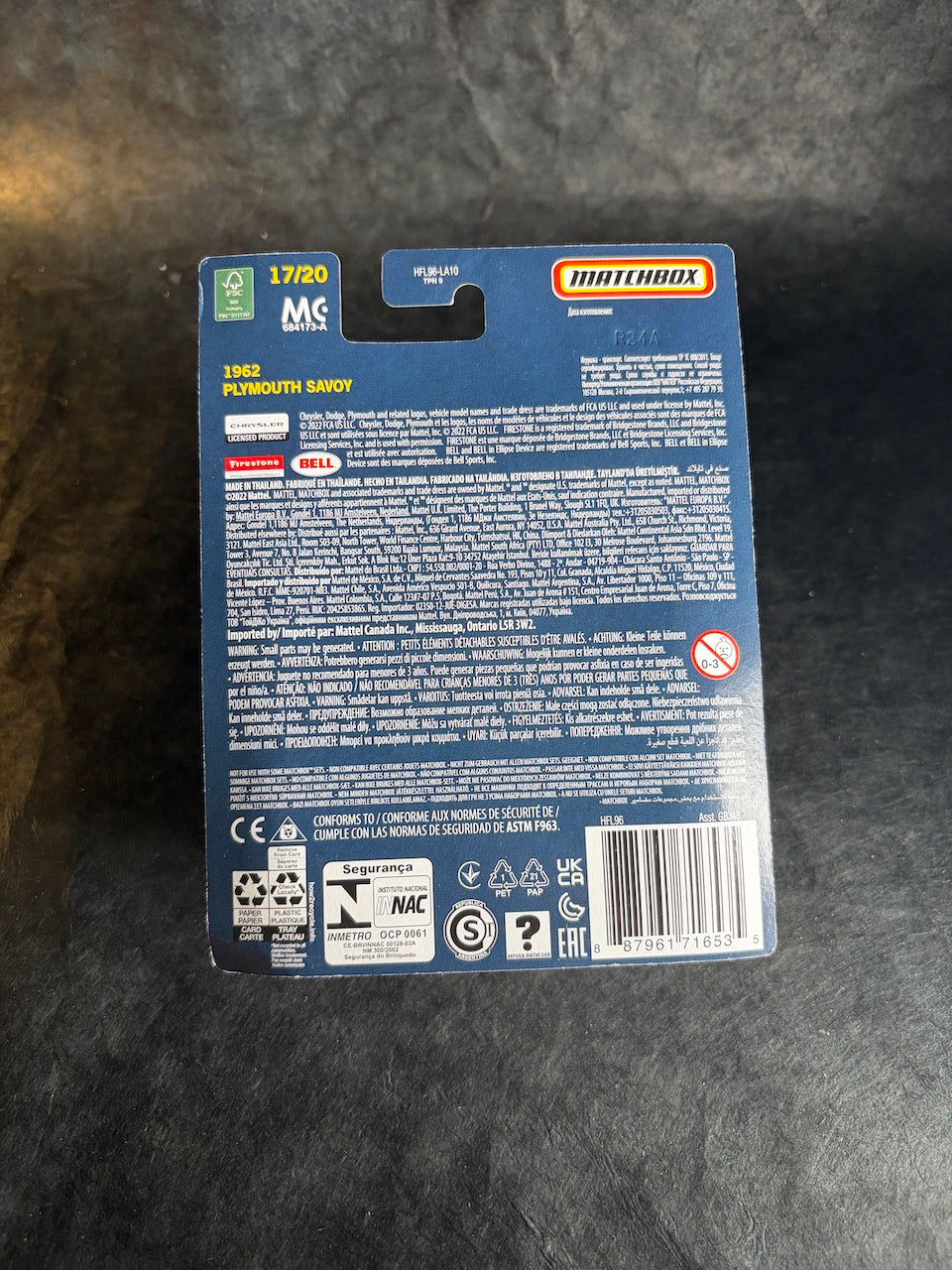 Matchbox - 1962 Plymouth Savoy