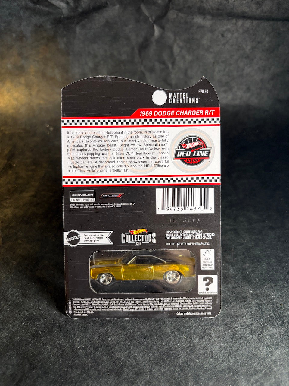 Hot Wheels - 1969 Dodge Charger R/T - (RLC)