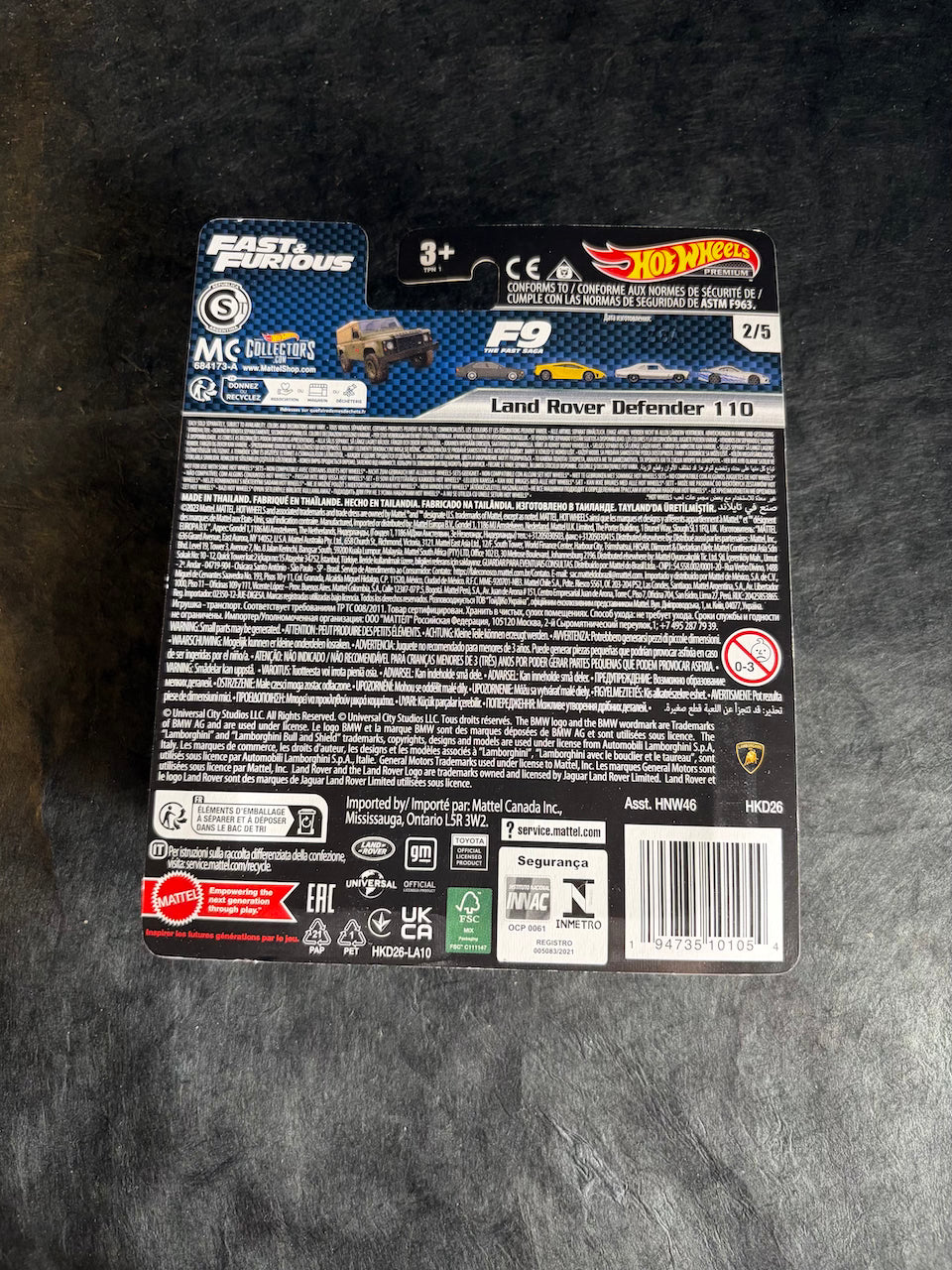 Hot Wheels - Land Rover Defender 110 - Fast & Furious