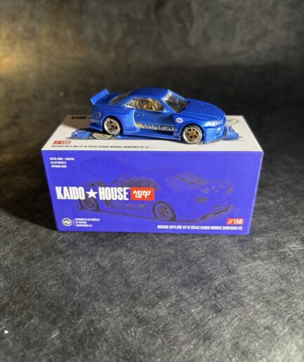 Kaido House x Mini GT - Nissan Skyline GT-R (R34) Kaido Works Shinjuku V2
